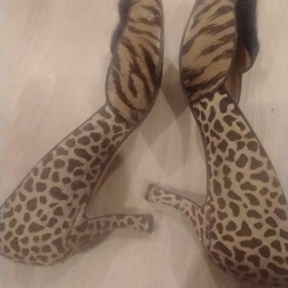 Animal  print high heeled pumps - Picture 8 of 9
